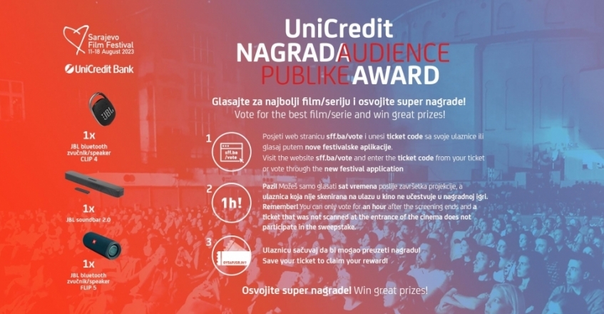 Glasajte za najbolji film/seriju za UniCredit nagradu publike i osvojite super nagrade