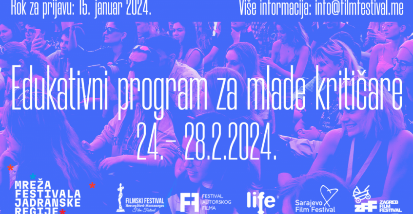 Edukativni program za mlade kritičare u okviru Mreže festivala Jadranske regije