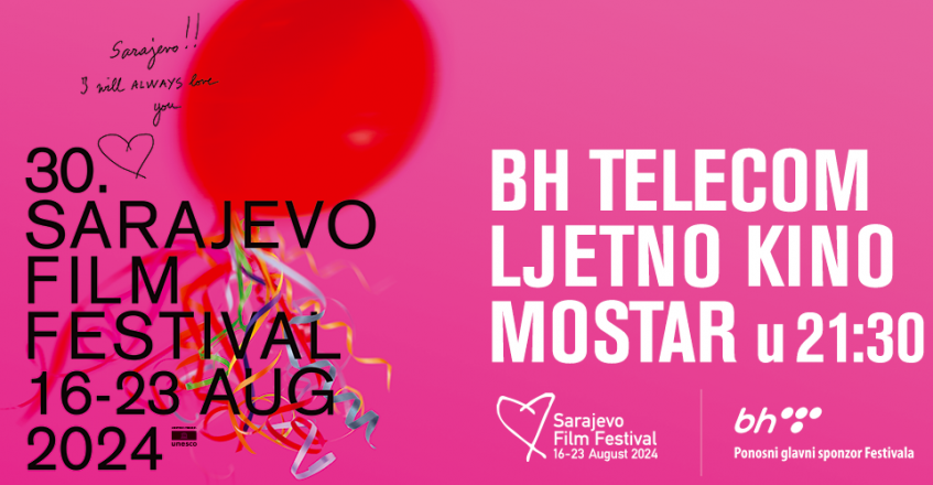 Program Sarajevo Film Festivala u BH Telecom Ljetnom kinu Mostar