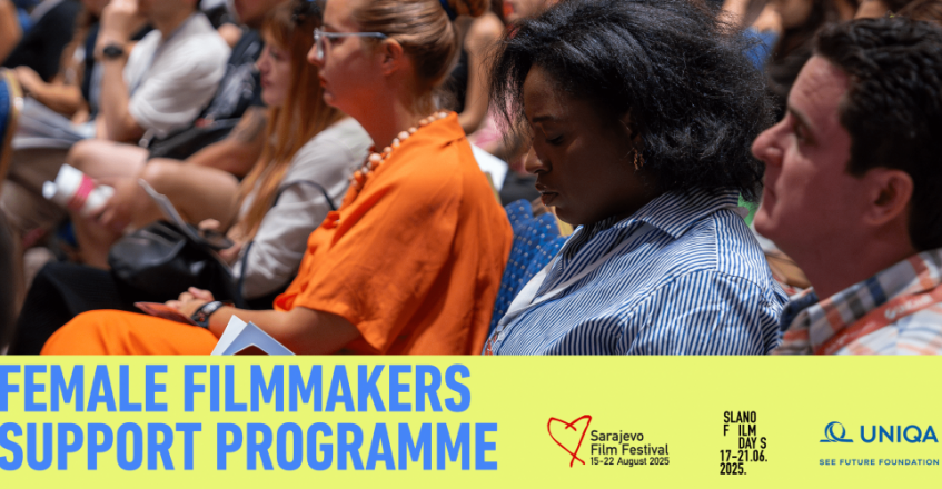 UNIQA SEE FUTURE Foundation, in cooperation with Sarajevo Film Festival and Slano Film Days, launched a programme to support female filmmakers