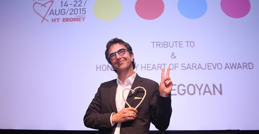 Honorary Heart of Sarajevo for Atom Egoyan