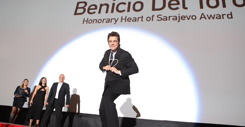 Benicio Del Toro recieved Honorary Heart of Sarajevo